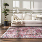 Holi Burgundy Area Rug