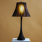 Pleat Lamp | Sculptural Pleated Table Lamp
