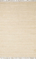 Iantha Tasseled Jute Area Rug