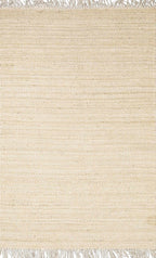 Iantha Tasseled Jute Area Rug