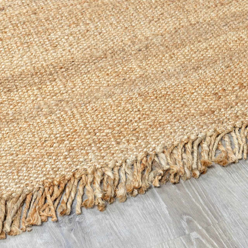 Oaks Natural Jute Flatweave Rug | Handwoven Low-Pile Jute Area Rug – Boutique Rugs