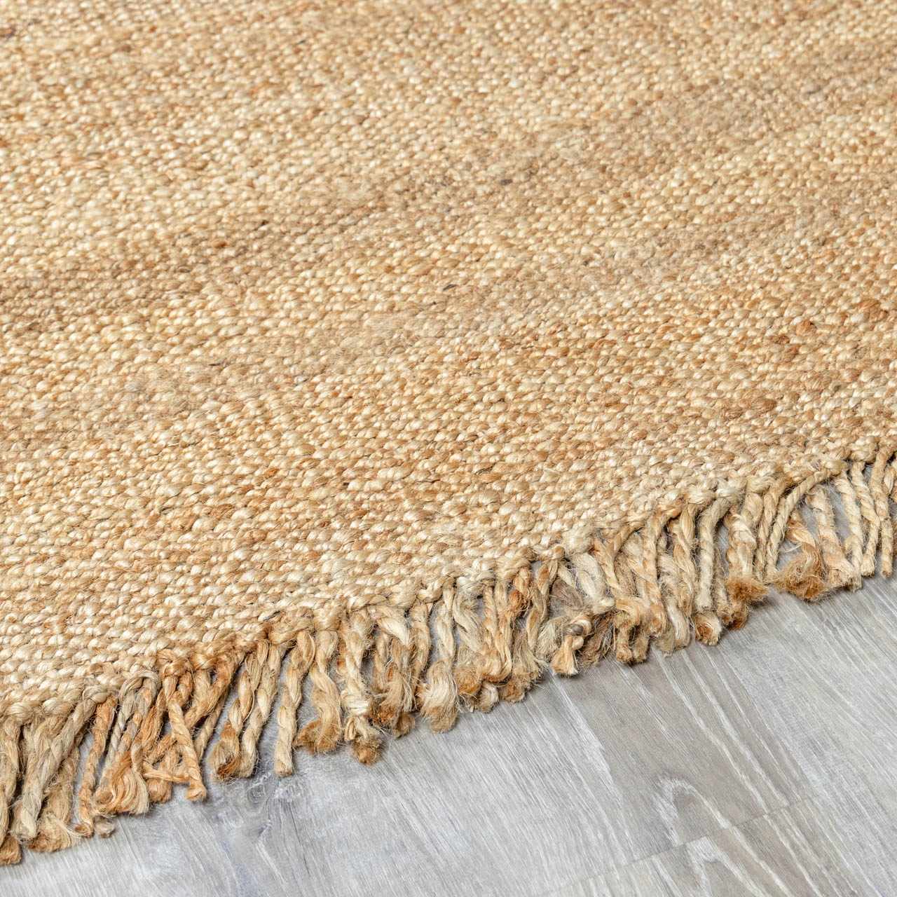 Oaks Natural Jute Flatweave Rug | Handwoven Low-Pile Jute Area Rug – Boutique Rugs