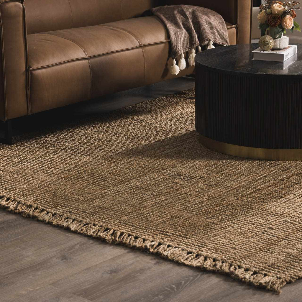 Oaks Natural Jute Flatweave Rug | Handwoven Low-Pile Jute Area Rug – Boutique Rugs