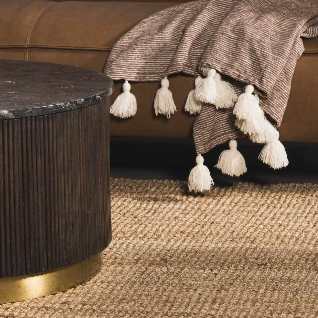 Oaks Natural Jute Flatweave Rug | Handwoven Low-Pile Jute Area Rug – Boutique Rugs