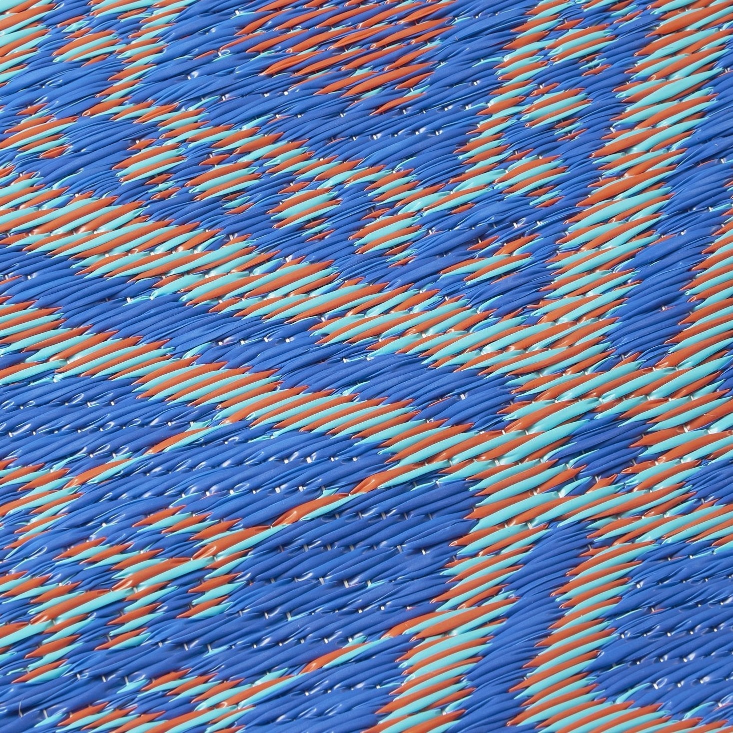 Jodhpur Multi Blue Outdoor Rug | Boho Geometric Design