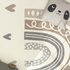 Rainbow & Hearts Kids Rug