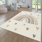 Rainbow & Hearts Kids Rug