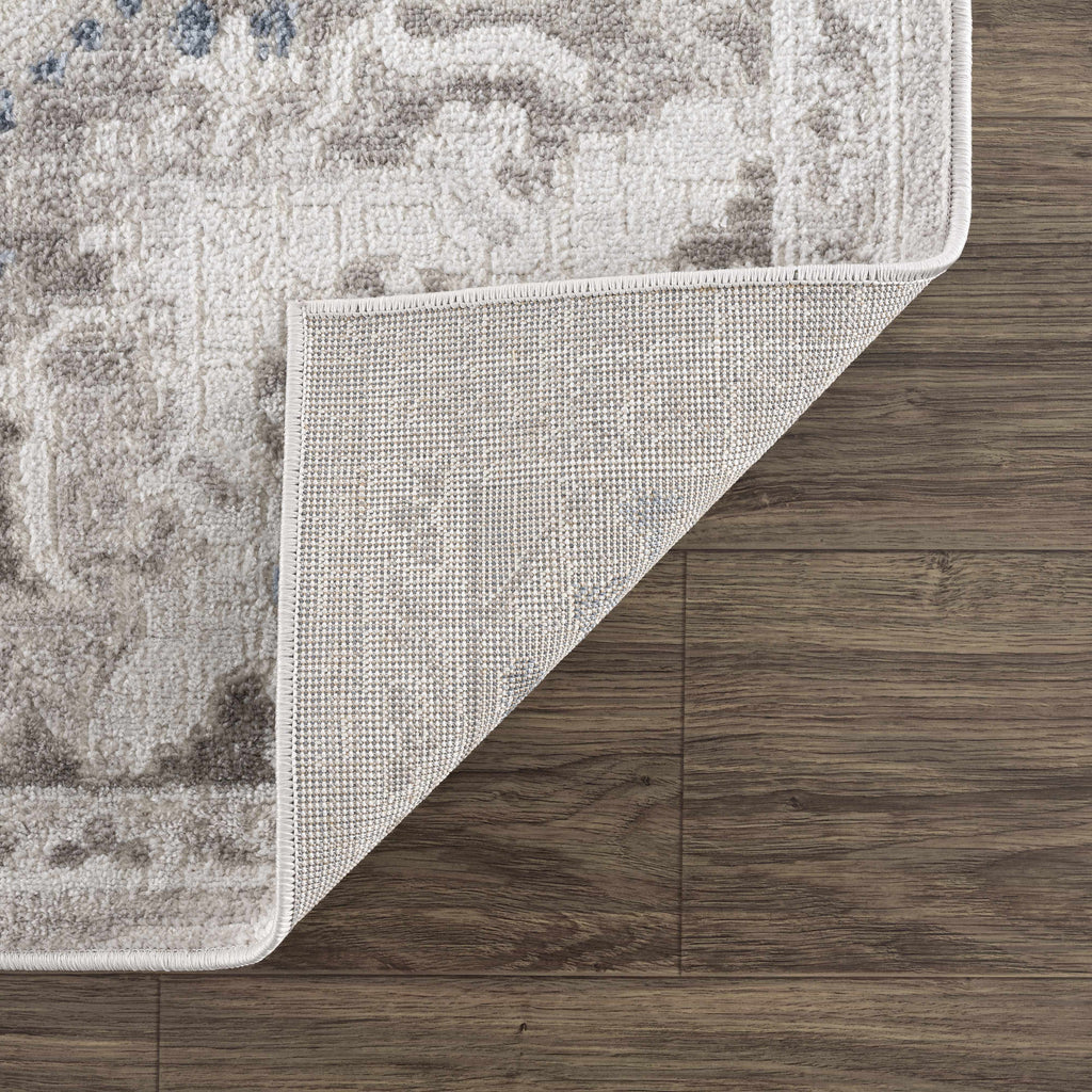 Bakir Medallion Area Rug | Cream, Gray & Beige Tones