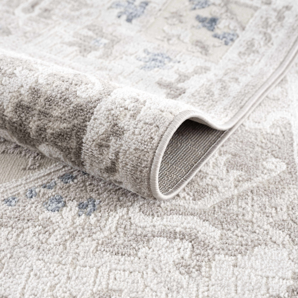 Bakir Medallion Area Rug | Cream, Gray & Beige Tones