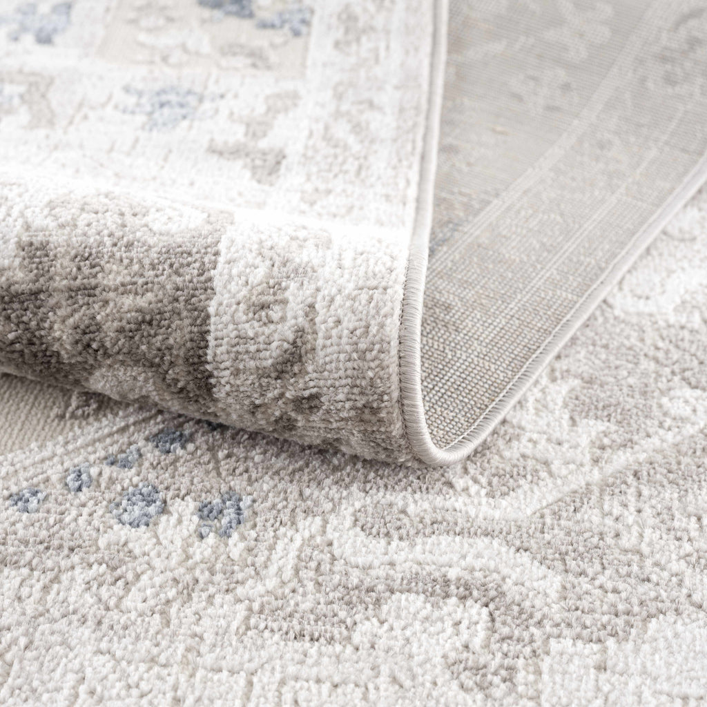 Bakir Medallion Area Rug | Cream, Gray & Beige Tones