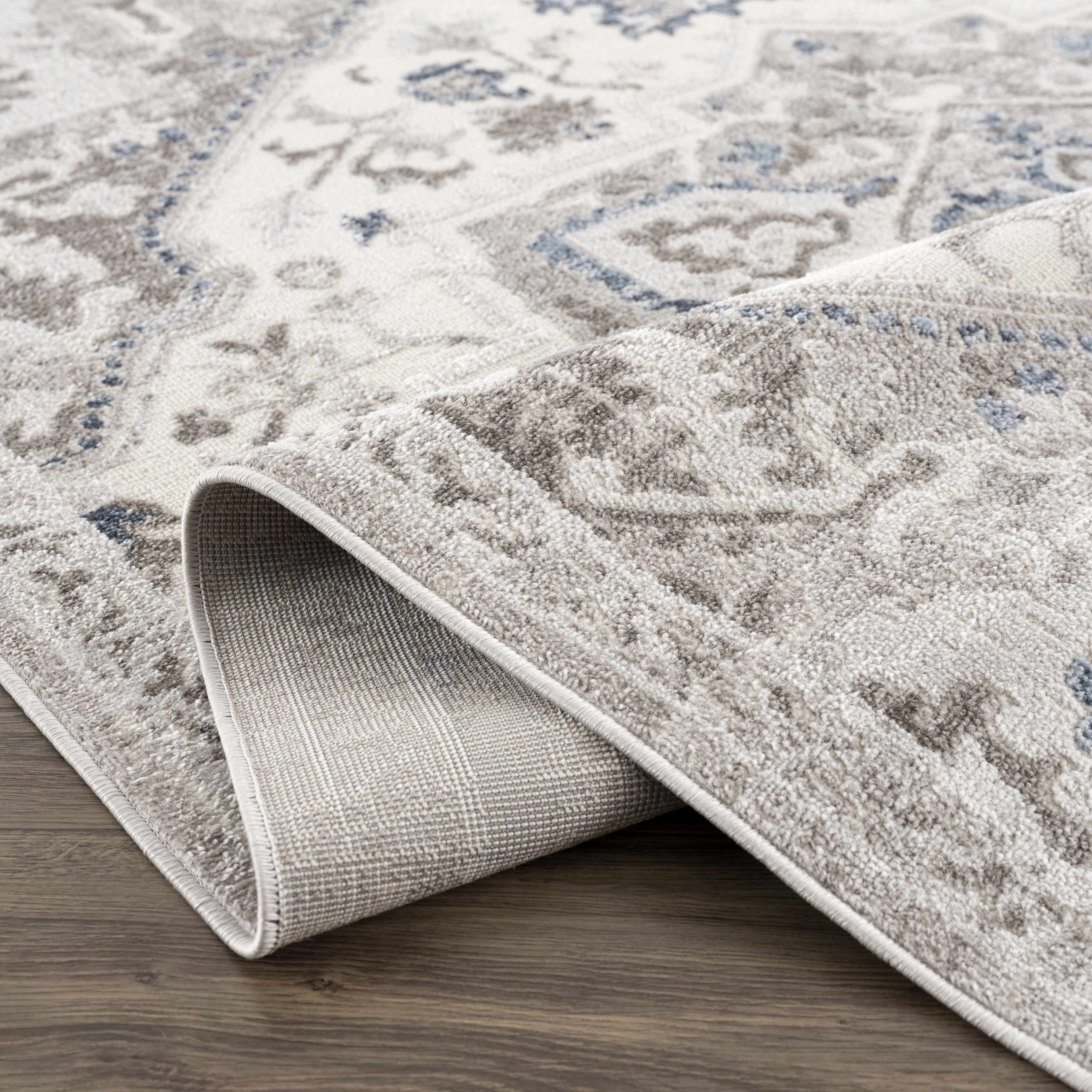 Bakir Medallion Area Rug | Cream, Gray & Beige Tones