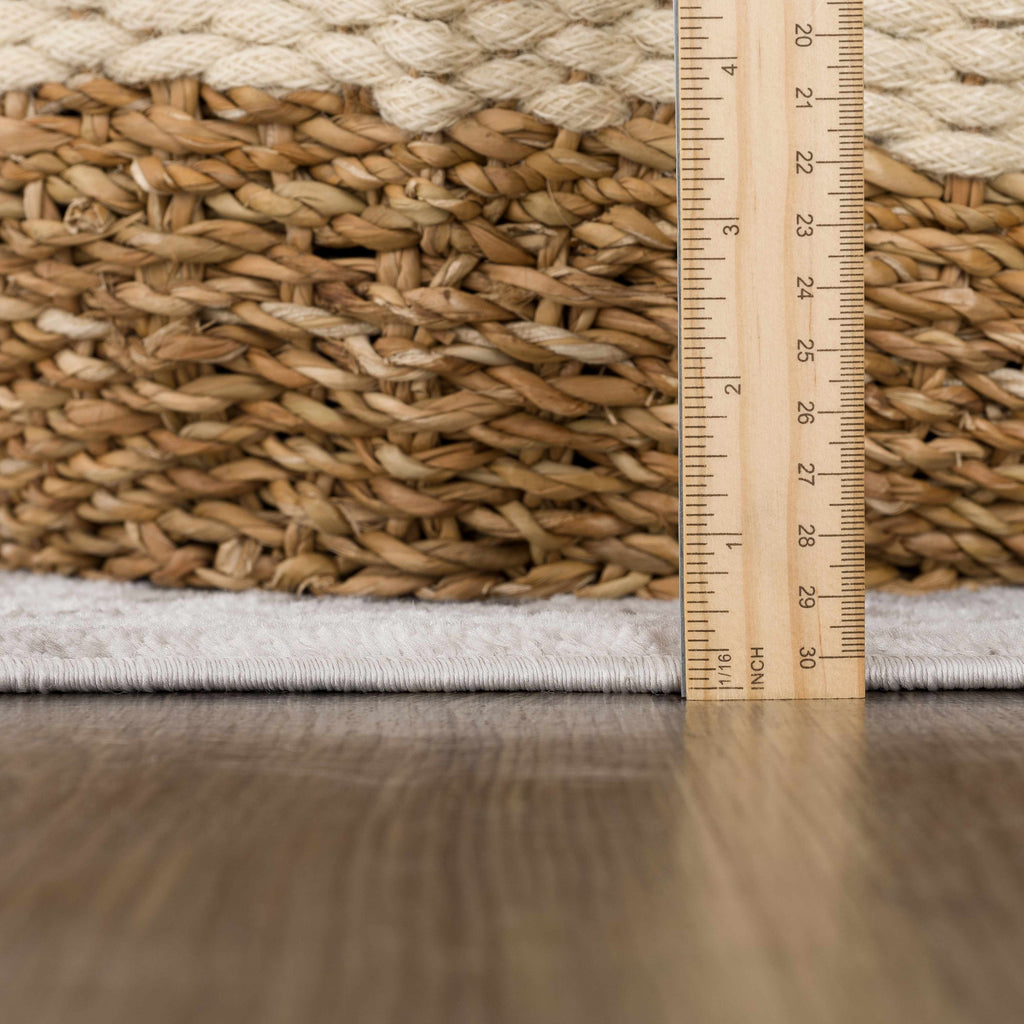 Bakir Medallion Area Rug | Cream, Gray & Beige Tones