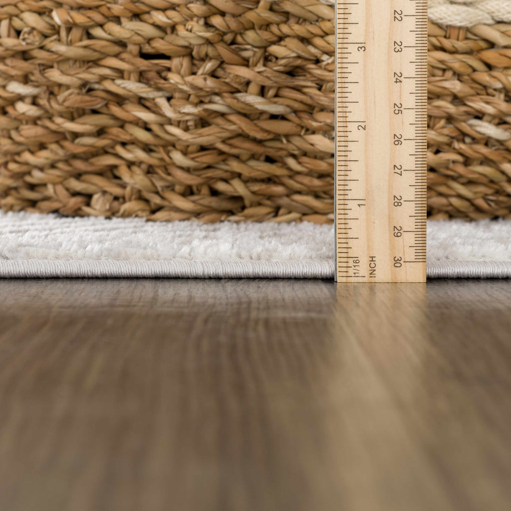 Bucky Scandinavian Area Rug | Minimalist Neutral Design