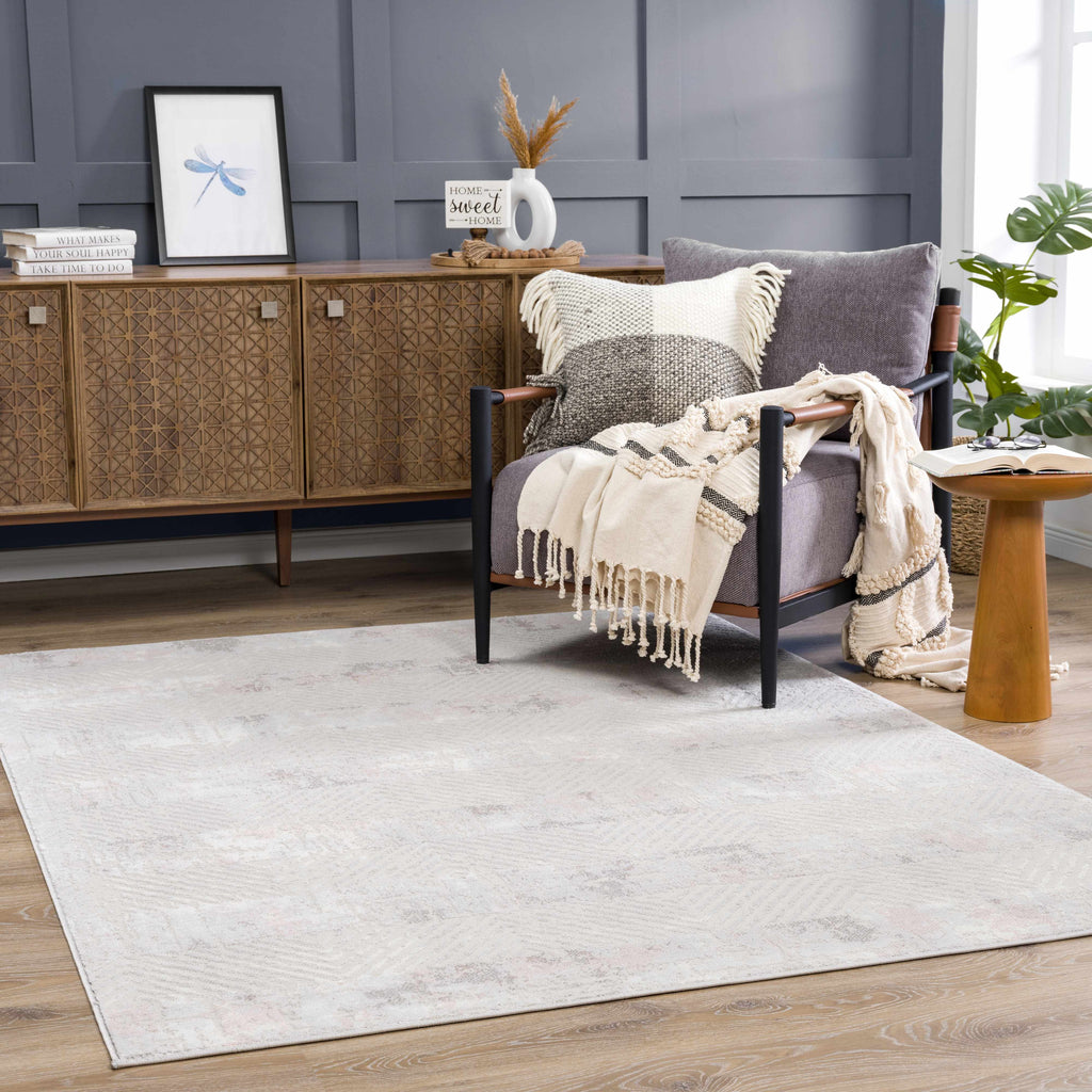 Bucky Scandinavian Area Rug | Minimalist Neutral Design
