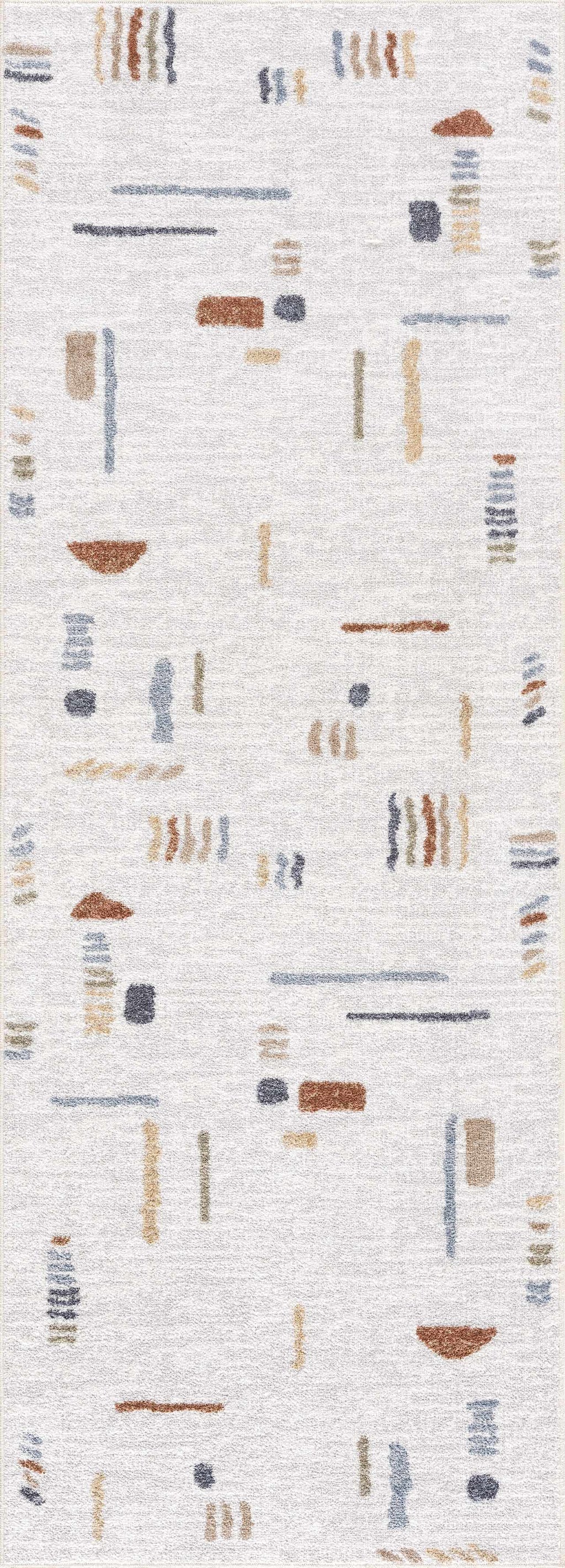 Arnon Modern Washable Area Rug | Bold Contemporary Machine Washable Rug – Boutique Rugs