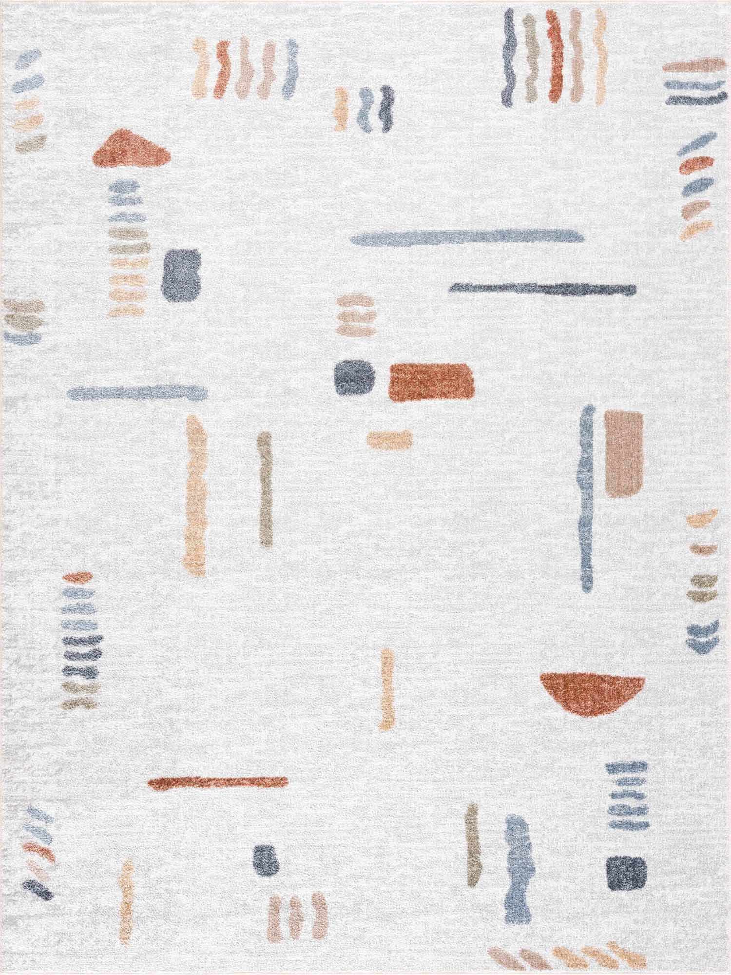 Arnon Modern Washable Area Rug | Bold Contemporary Machine Washable Rug – Boutique Rugs