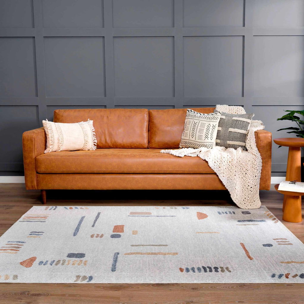 Arnon Modern Washable Area Rug | Bold Contemporary Machine Washable Rug – Boutique Rugs