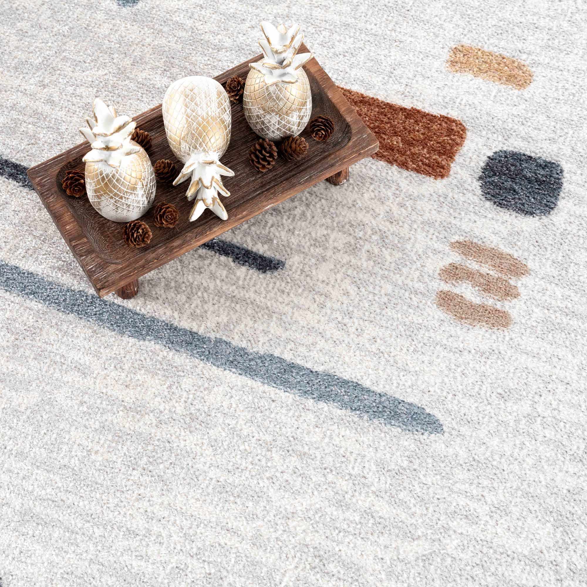 Arnon Modern Washable Area Rug | Bold Contemporary Machine Washable Rug – Boutique Rugs