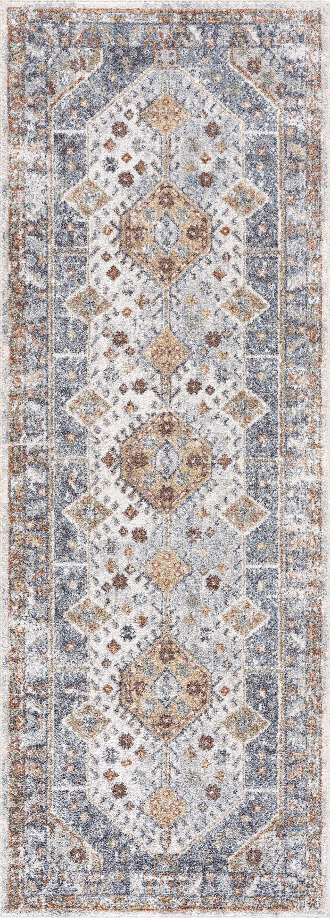 Afya Southwestern Washable Area Rug | Striking Pattern Design