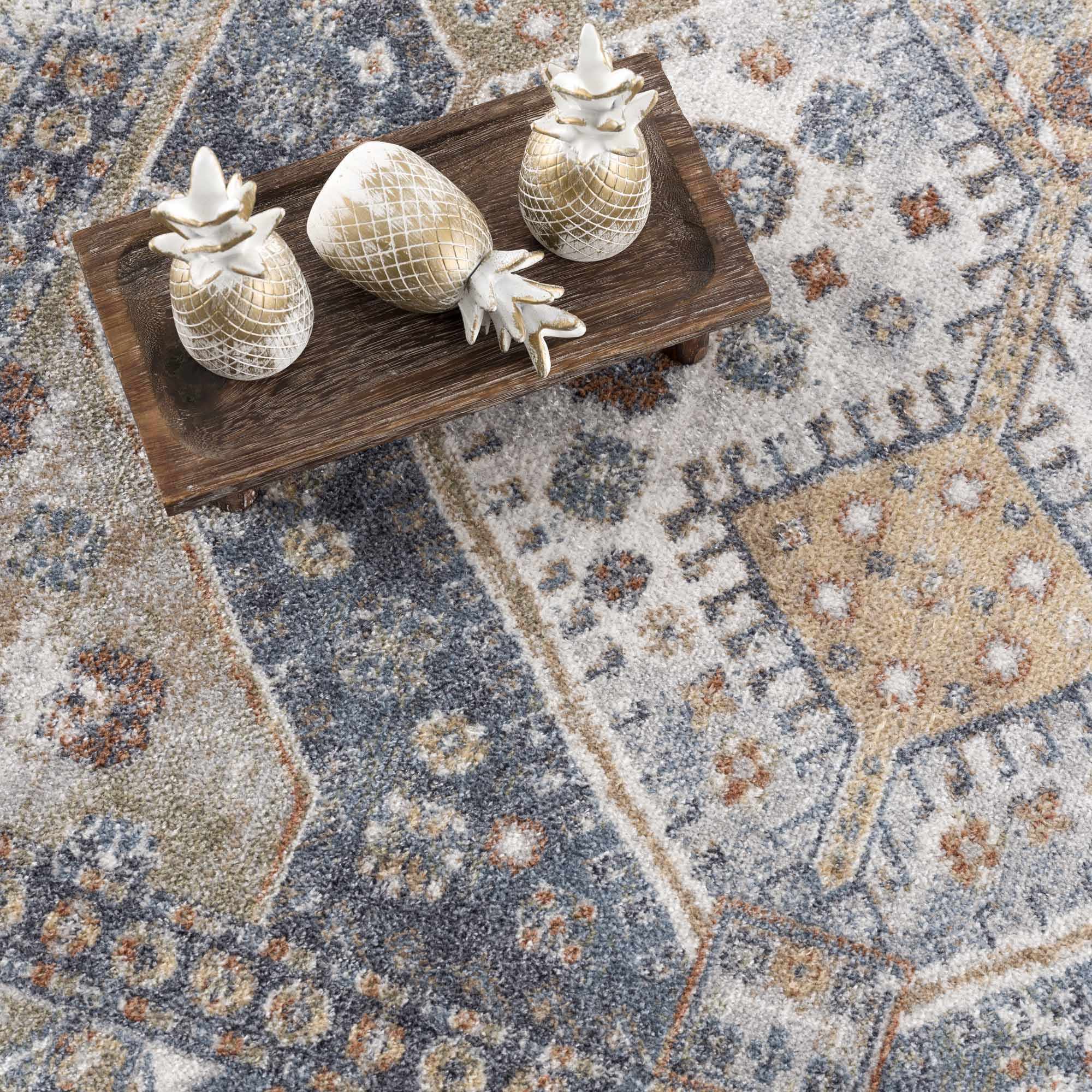 Afya Southwestern Washable Area Rug | Striking Pattern Design