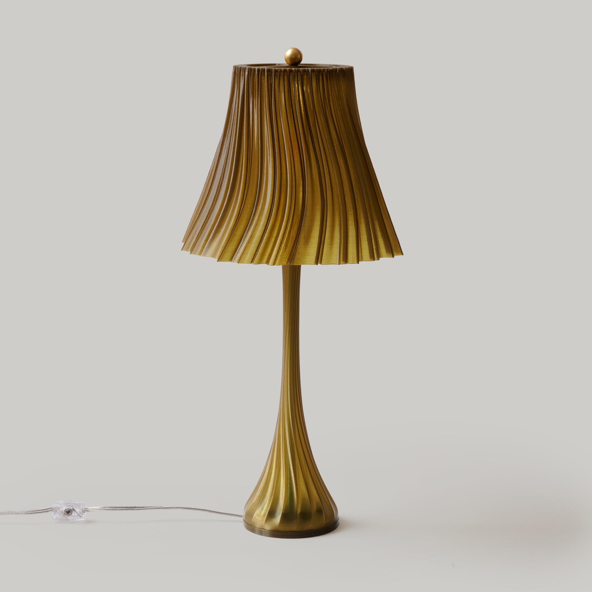 Pleat Lamp | Sculptural Pleated Table Lamp – Wooj Design