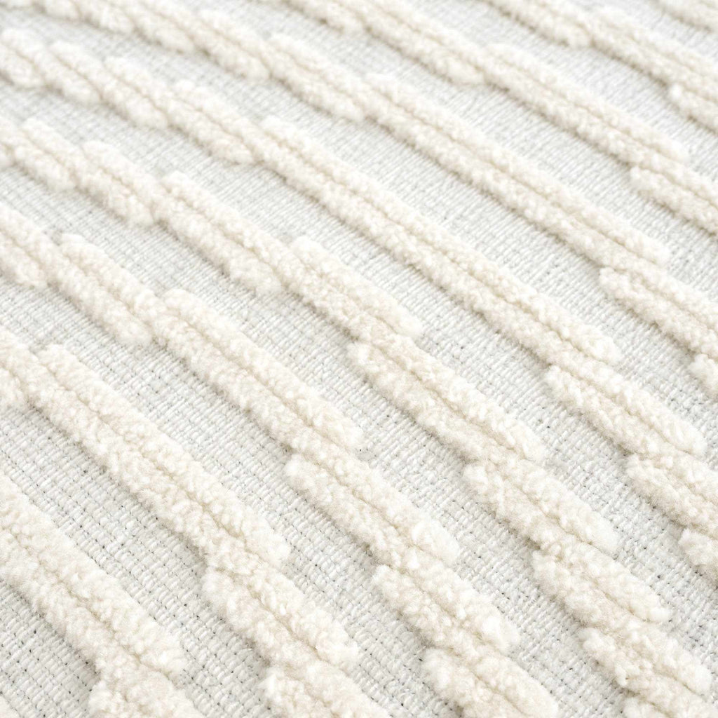Deron White Washable Area Rug | Machine Washable 3D Textured Rug – Boutique Rugs