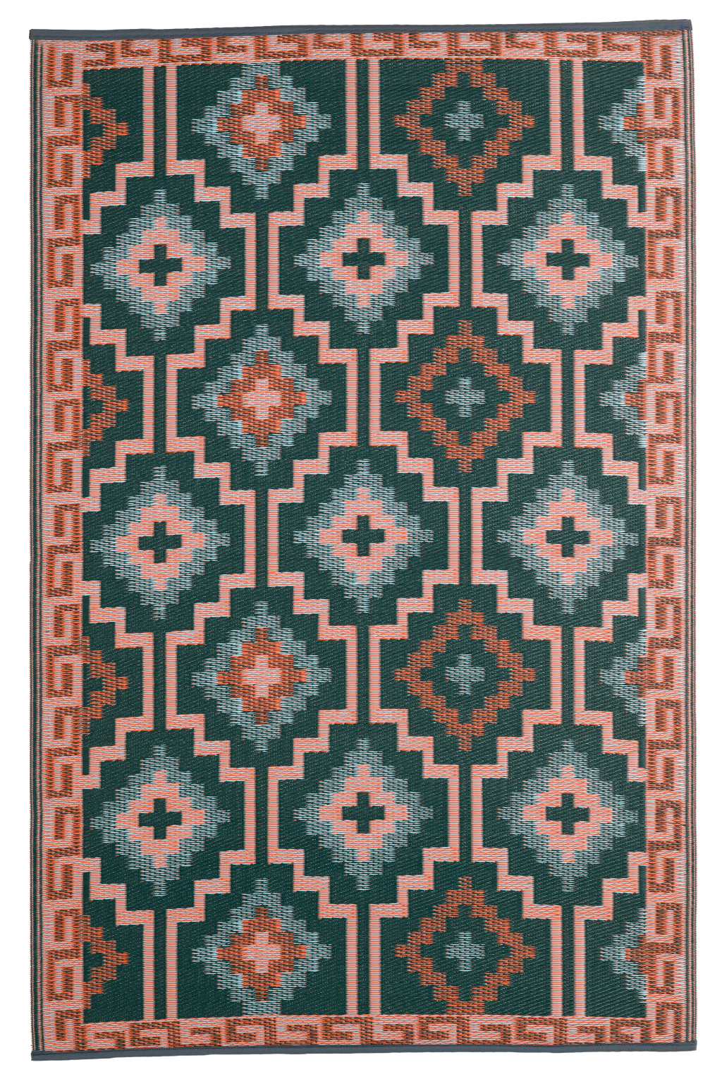 Lhasa Outdoor Rug | Boho Geometric Multicolor Design