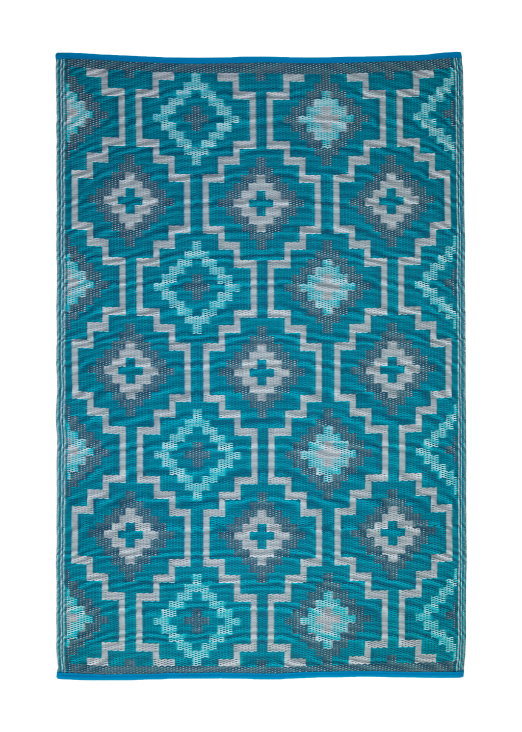 Lhasa Outdoor Rug | Boho Geometric Multicolor Design