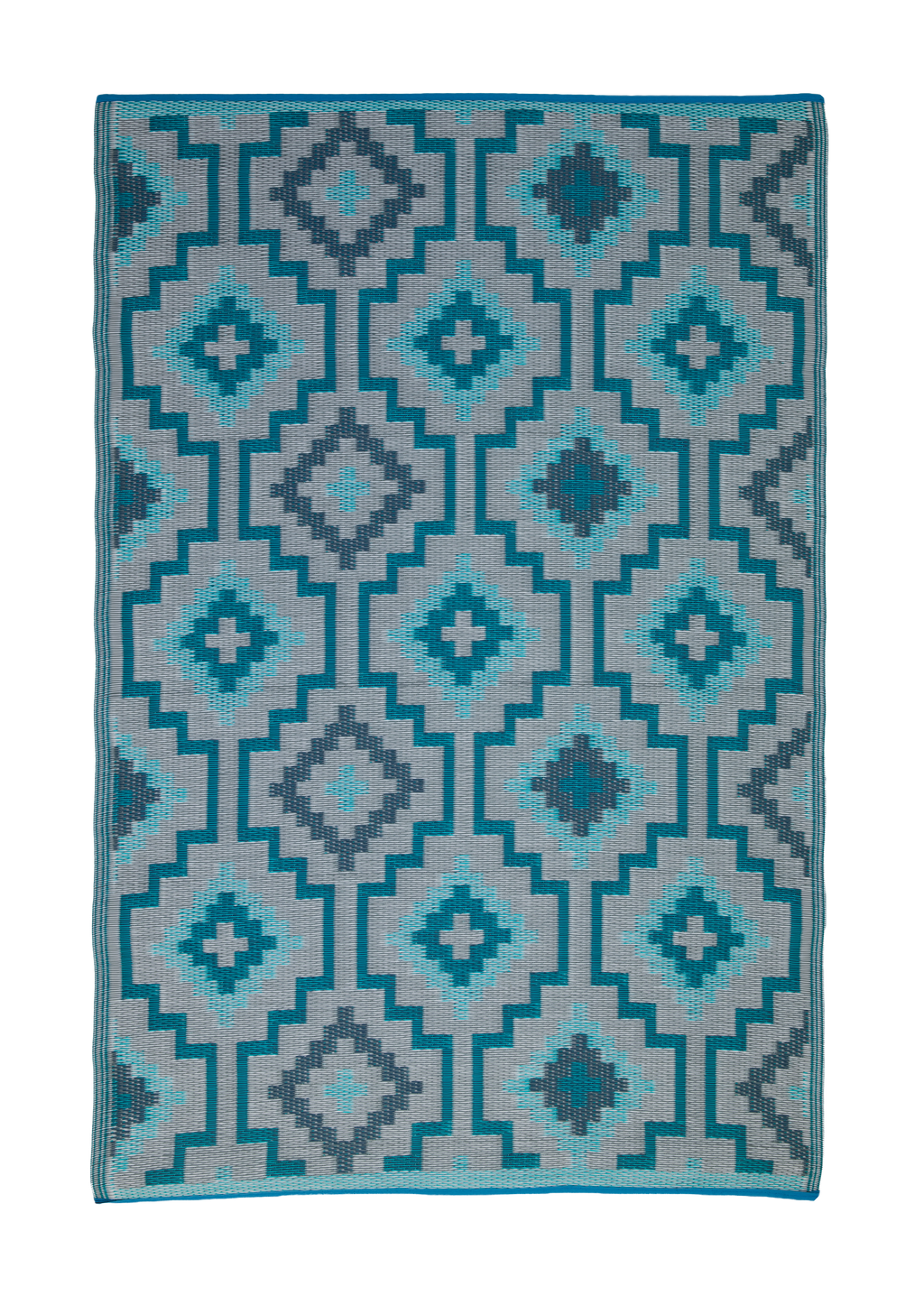 Lhasa Outdoor Rug | Boho Geometric Multicolor Design