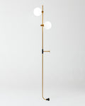 Equinox Wall Sconce | Modern Dual Globe Plug-In Wall Lamp – Brightech
