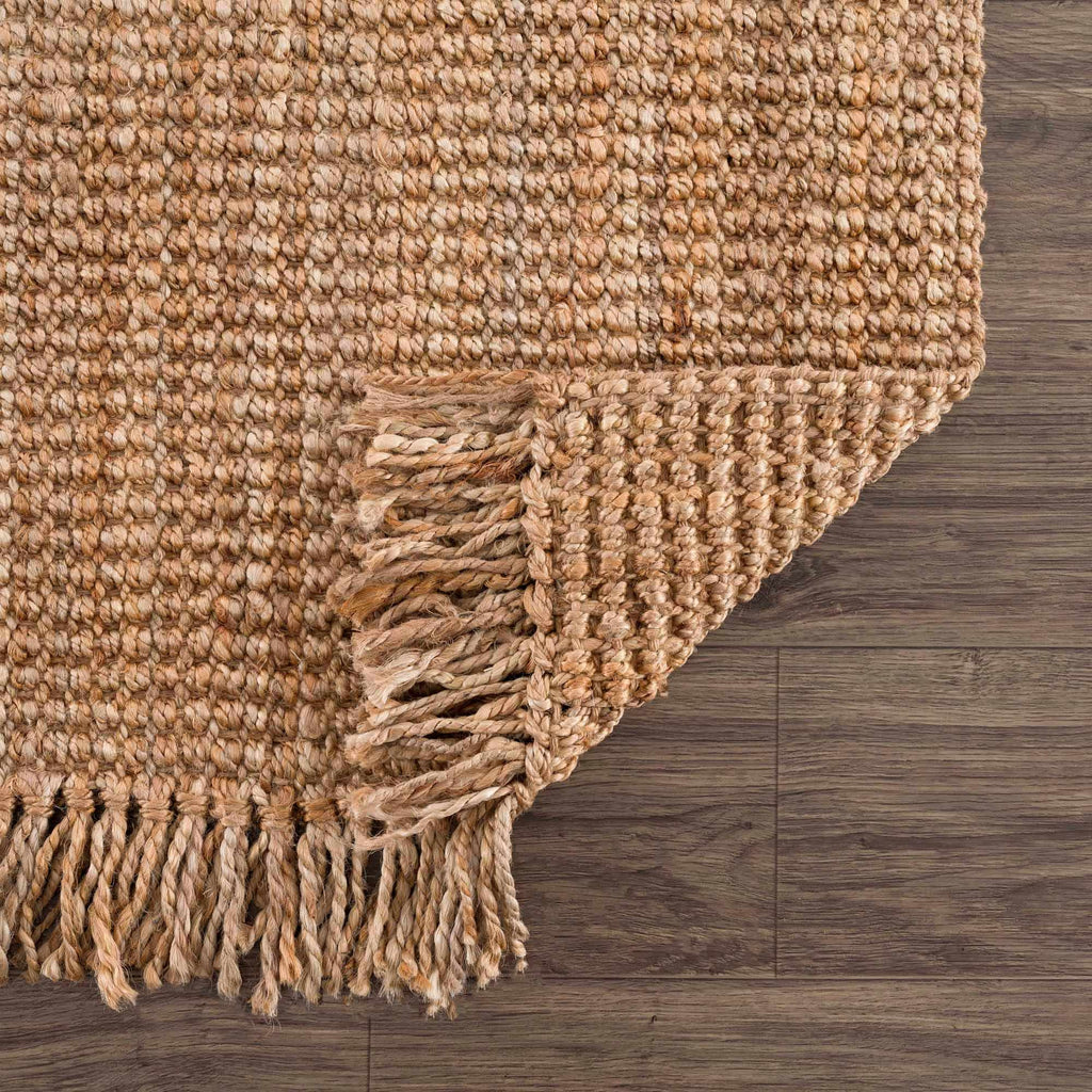 Senneterre Natural Jute Rug | Handwoven Jute Rug with Tassels – Boutique Rugs
