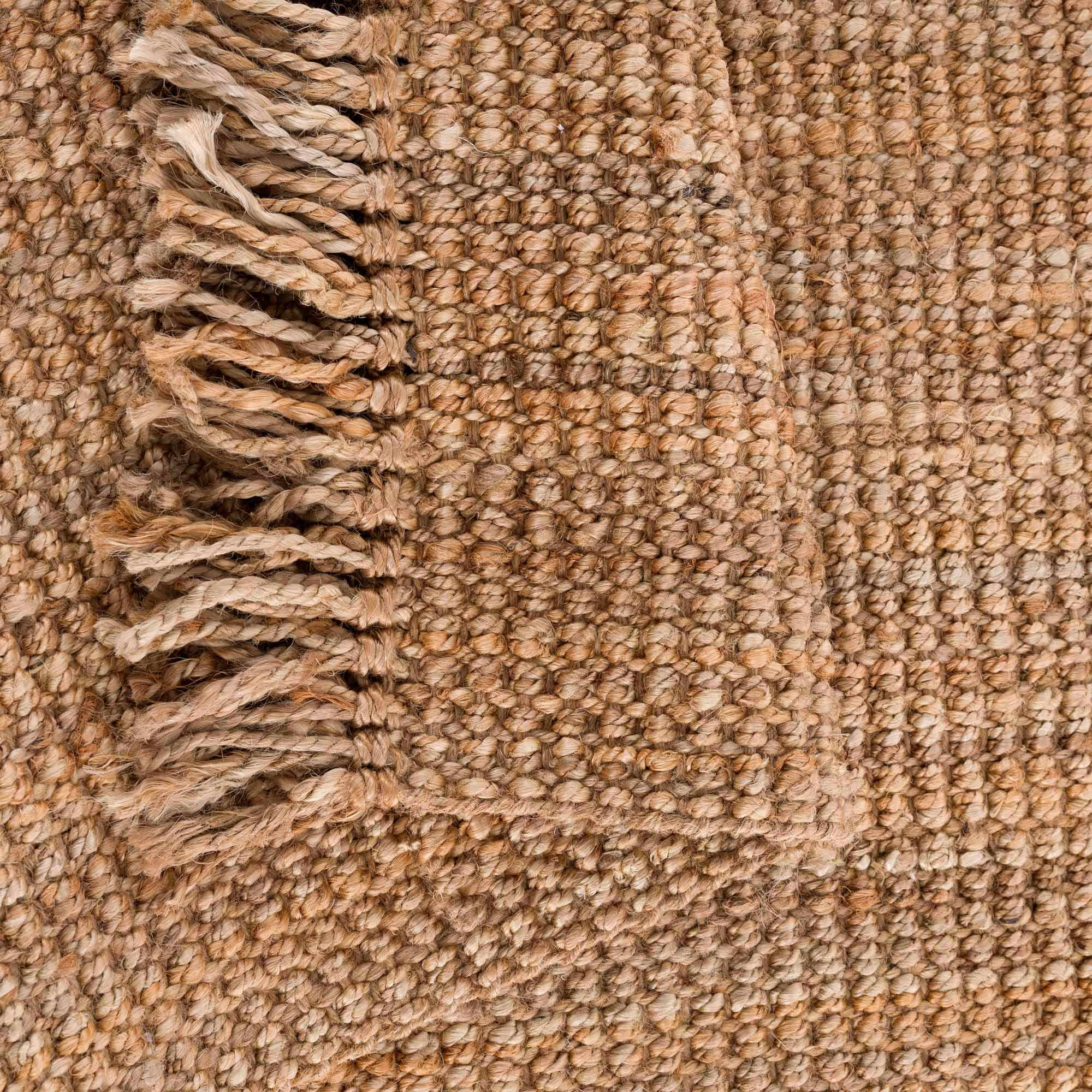 Senneterre Natural Jute Rug | Handwoven Jute Rug with Tassels – Boutique Rugs