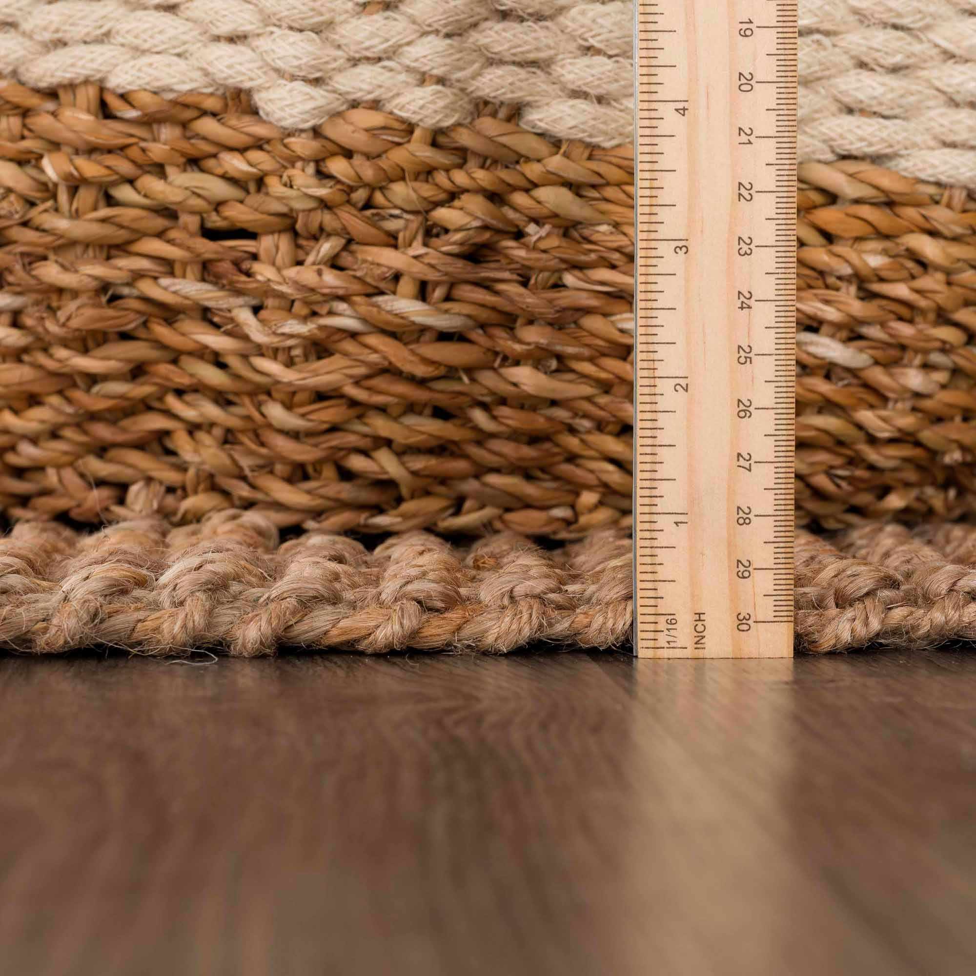 Senneterre Natural Jute Rug | Handwoven Jute Rug with Tassels – Boutique Rugs