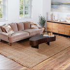 Senneterre Natural Handwoven Jute Rug