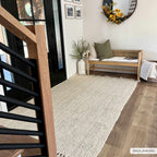 Senneterre Bleached Jute Area Rug
