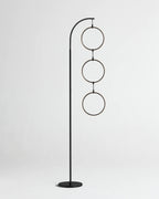 Nova Arc Floor Lamp | Modern Arc Lamp with Rings