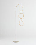 Nova Arc Floor Lamp | Modern Arc Lamp with Ring Detail