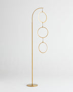Nova Arc Floor Lamp | Modern Arc Lamp with Rings