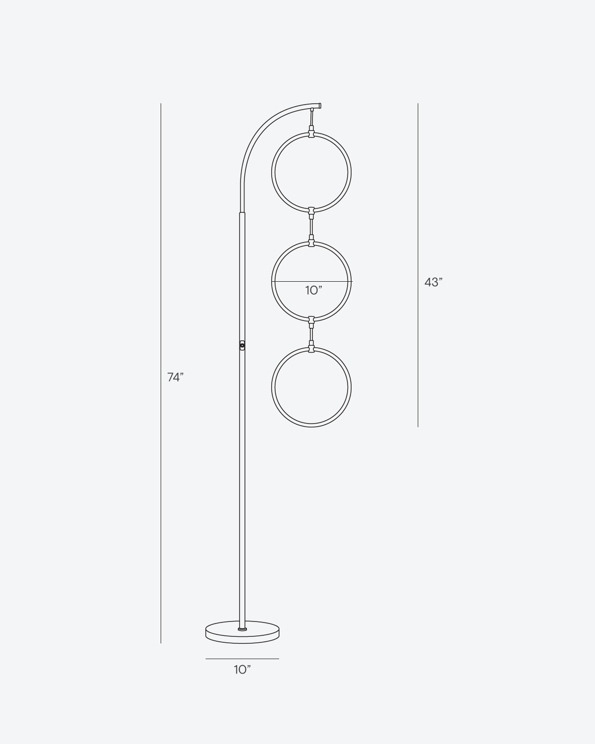 Nova RGB Arc Floor Lamp | Color-Changing LED Arc Lamp – Brightech