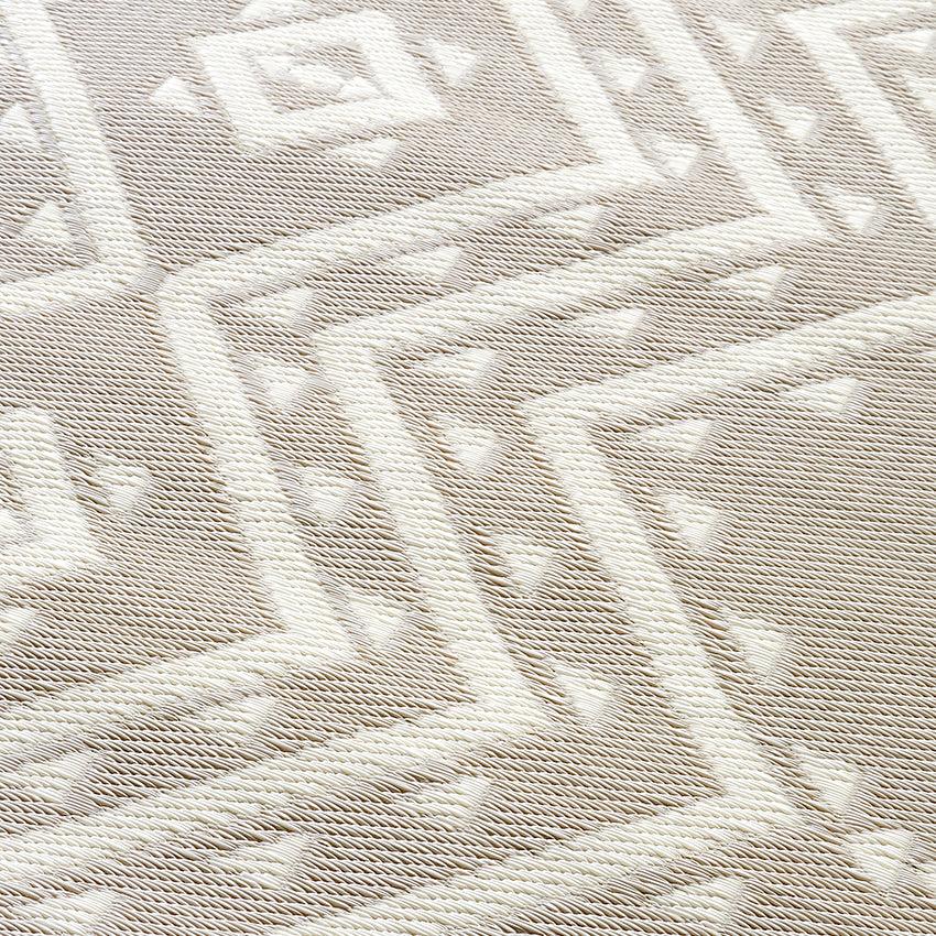Ojai Beige Outdoor Rug | Aztec-Inspired Pattern Design