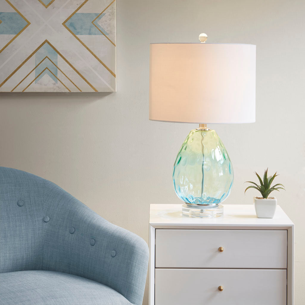 Coral Glass Table Lamp