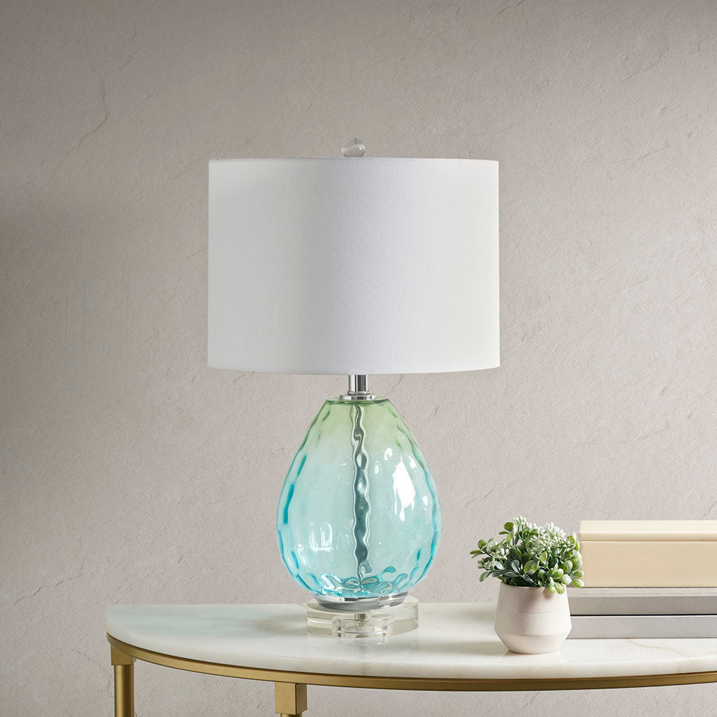 Coral Glass Table Lamp