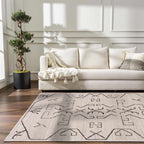 Azzan Cream Area Rug