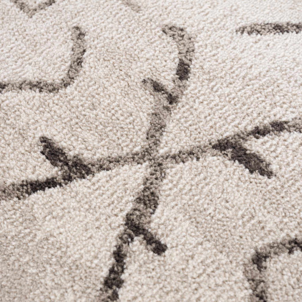 Azzan Cream & Charcoal Area Rug | Boho Aztec Design – Hauteloom