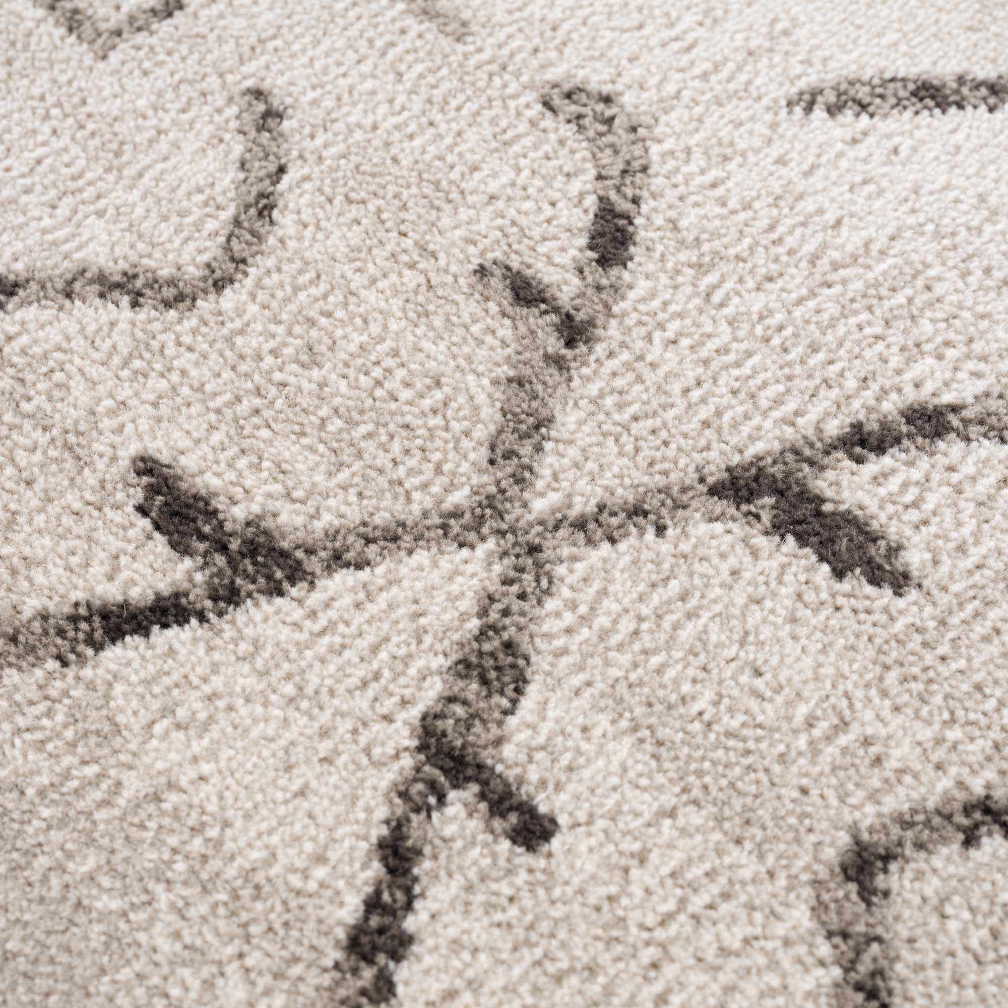 Azzan Cream & Charcoal Area Rug | Boho Aztec Design – Hauteloom