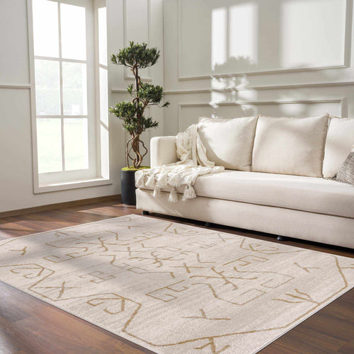 Azzan Cream Area Rug