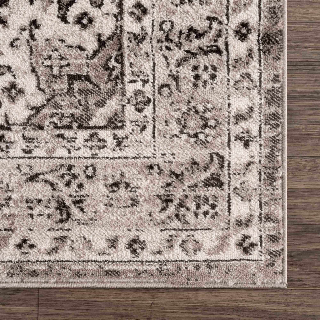 Albie Beige Area Rug | Traditional Iranian-Inspired Design