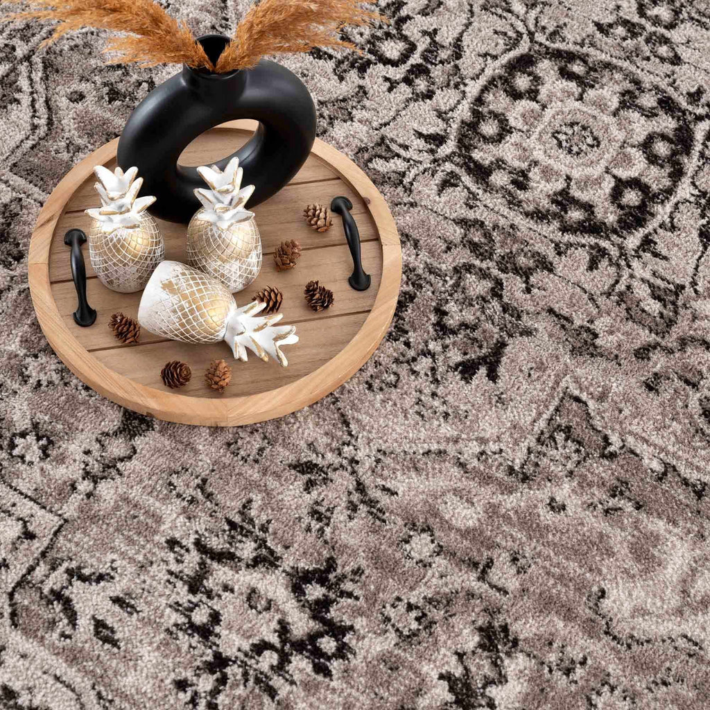 Albie Beige Area Rug | Traditional Iranian-Inspired Design