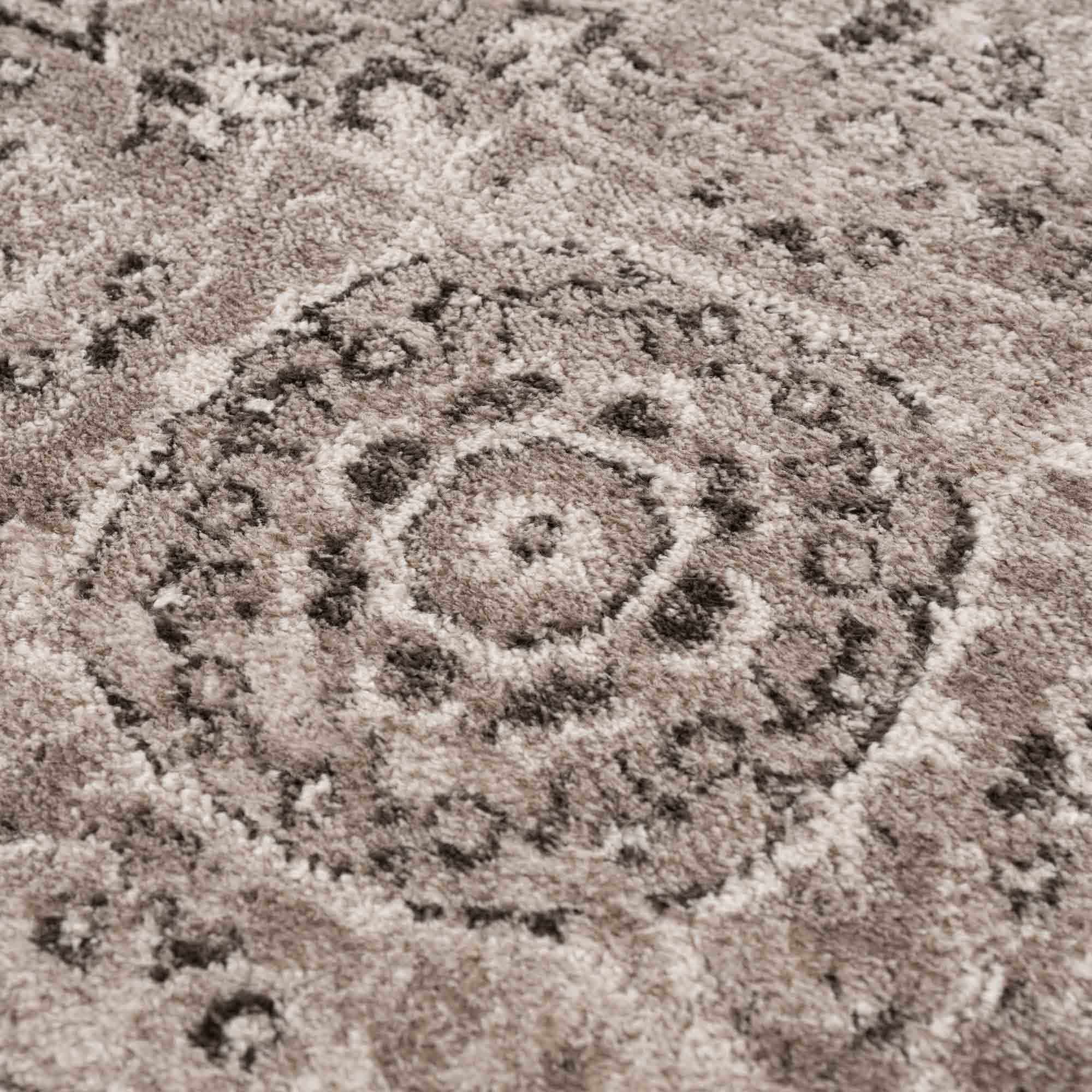 Albie Charcoal & Beige Area Rug | Traditional Iranian-Inspired Design