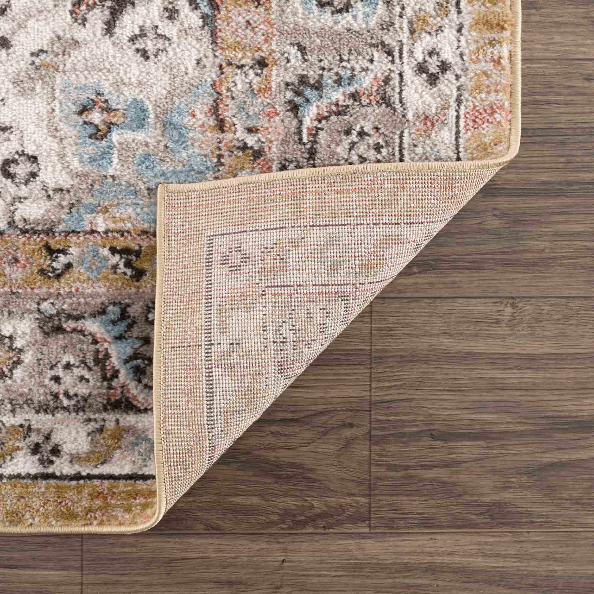 Albie Gold & Beige Area Rug | Traditional Iranian-Inspired Design – Hauteloom